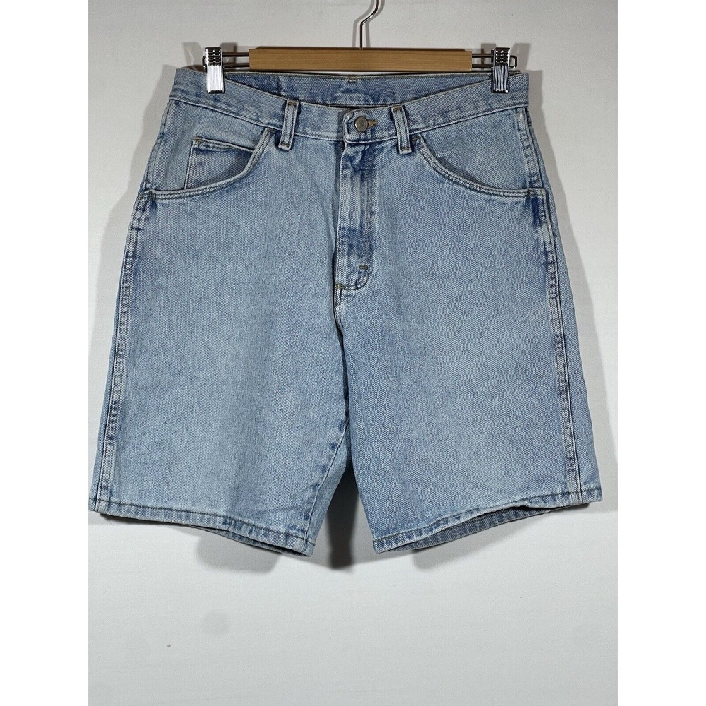 Wrangler Hero Denim‎ Shorts Mens 30 Blue Workwear Western Streetwear Casual